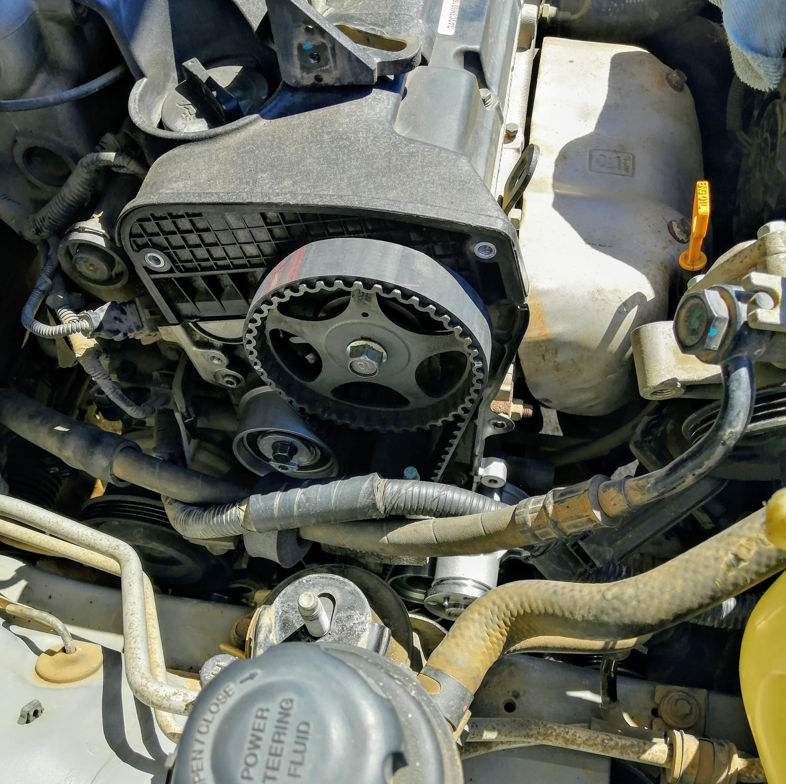 Cambio de kit de distribución Kia sportage pro.