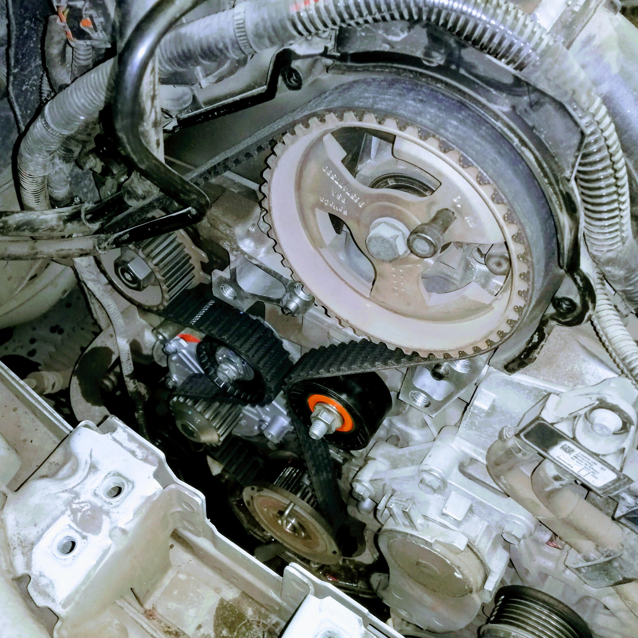 Cambio de kit de distribución Citroën berlingo 1.6 HDI